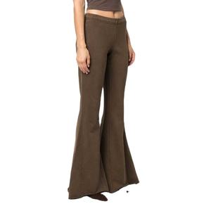 Winter Fitness Yoga Wear Ensemble de survêtement évasé en coton 100% avec capuche et pantalon de survêtement 2026 - Product Image 2