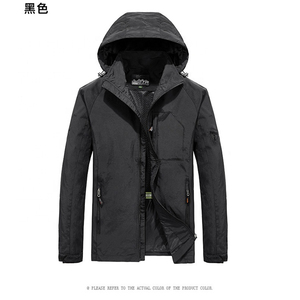 Veste de pluie à capuche légère et imperméable pour hommes, imperméable d'extérieur respirant, coupe-vent, veste de randonnée, vente en gros OEM - Product Image 6