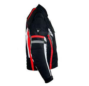 2024 personnalisé motard course ensemble haute qualité respirant Nylon veste de protection pantalon noir Cordura coupe-vent XL taille - Product Image 4