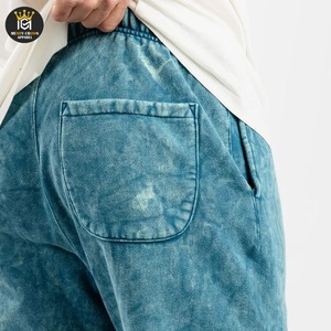 Jogging Wear Training Gym Acid Wash Jogger Professional Fabrique des pantalons pour hommes lavés légers et confortables - Product Image 4