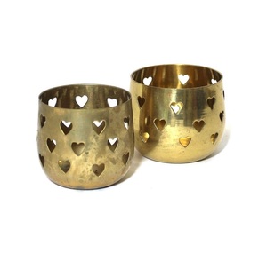 Portavelas de hierro recubierto de color dorado candelabros votivos con la mejor calidad y el último diseño - Product Image 3