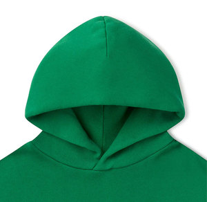 Sweat-shirt d'hiver surdimensionné pour hommes 100% coton sans cordon de serrage à manches longues en polaire lourde sweats à capuche thermiques pour homme - Product Image 4