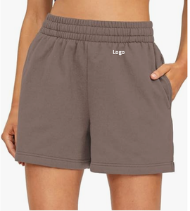 Women's High Waist <b>Shorts</b> with Pocket and Drawstring Custom Logo and <b>Shorts</b> Sets Comfy Casual Summer Running Gear - Product Image 2