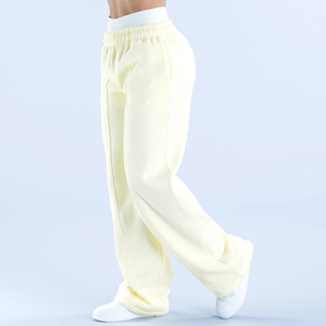 Wholesale Latest Butter <b>Fleece</b> <b>Women's</b> Revive Oversized Fit Wide Leg Joggers Soft Fabric <b>Women</b> Sweatpants <b>Women</b> Pants & <b>Trouser</b> - Product Image 3