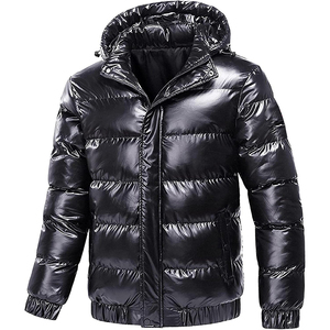 Veste matelassée d'extérieur pour homme Veste matelassée épaisse isolée pour l'hiver Veste matelassée pour hiver Temps froid extrême et chutes de neige Veste matelassée pour homme - Product Image 1