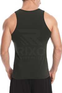 เสื้อกล้ามผู้ชายไซส์ใหญ่ RIXO ENTERPRISES ผ้าฝ้ายถัก 100% ระบายอากาศ คอกลม น้ำหนัก 220 กรัม ขายตรงจากโรงงาน ผลิตในปากีสถาน - Product Image 3