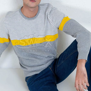 Pull confortable en tissu mélangé à manches longues, tricot doux pour hommes et femmes, usage quotidien - Product Image 3