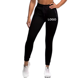 Vêtements de sport personnalisés pour femmes, jogging de fitness, pantalon de mode décontracté à fermeture éclair avec décoration en dentelle, cordon de serrage pour plus de confort - Product Image 2