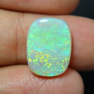 Cabujón de ópalo australiano Natural De 9,00 quilates, Ópalo de fuego verde australiano, Ópalo de cristal, fabricación de joyas de piedras preciosas sueltas - Product Image 2