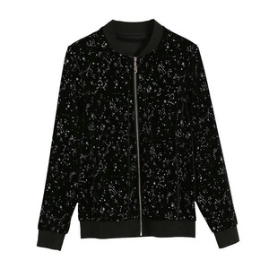 Chaqueta corta de mujer genuina de tendencia 2025, cuello redondo, manga larga, temperamento informal, chaqueta nueva de primavera, Chaqueta corta - Product Image 1