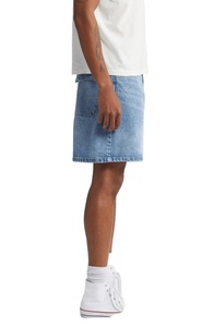 Shorts en jean décontractés vintage pour homme, coupe ample, 100% coton, respirant, écologique - Product Image 2