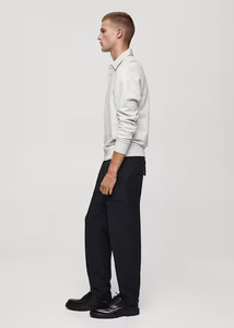 Logotipo personalizado 100% algodón francés Terry Sudadera con capucha hombres medio botón cierre hombres Polo sudadera sudaderas con capucha para hombres - Product Image 3