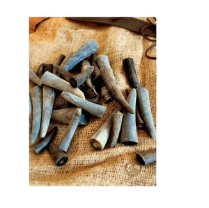 Embout de corne de buffle d'eau brute poli à la main, naturel, pour manche de couteau de style nautique, style animal - Product Image 1