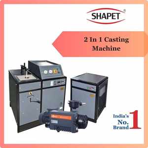 Sistema de horno de fusión al vacío con cámara de calentamiento por inducción, bomba de vacío rotativa y unidad de enfriamiento para uso en laboratorio de fundición de metales. - Product Image 6