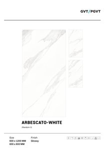 Azulejos de porcelana esmaltada pulida de 600x1200 para sala de estar y dormitorio Azulejo con acabado de estilo mármol Pared y suelo brillantes - Product Image 5