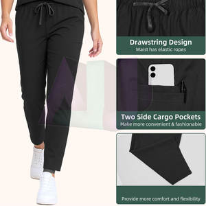 ชุดสครับผ้าฝ้ายคุณภาพพรีเมียมสำหรับบุคลากรทางการแพทย์ เนื้อผ้าเบา/เป็นมิตรกับสิ่งแวดล้อม สวมใส่สบาย ทนทาน - Product Image 5