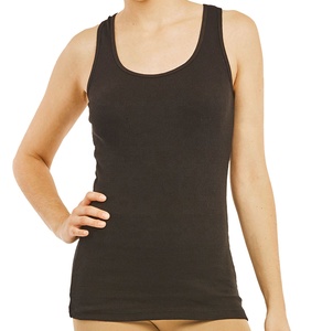 Camiseta sin mangas atlética sólida para mujer, chaleco deportivo para gimnasio interior, tejido multicolor, diseño OEM ODM, ropa de equipo al por mayor, camisetas de tenis - Product Image 2