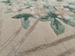 Tapis en coton à poils longs de style persan, tufté à la main, adapté aux animaux domestiques, écologique, antidérapant, avec envers en latex de 12 mm d'épaisseur, ensembles de tapis. - Product Image 6