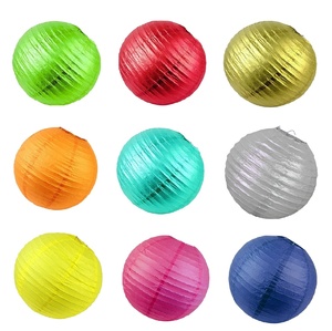 Lanternes en <span class=keywords><strong>papier</strong></span> suspendues décoratives personnalisées pour fête chinoise - Product Image 4