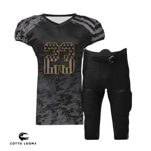 Nouvelle arrivée maillot de football américain personnalisé et uniforme coupe professionnelle design sublimé prix usine - Product Image 4