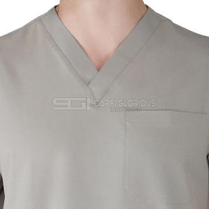 Uniforme Médico de Último Diseño, Uniformes Médicos Transpirables de Alta Calidad, Conjuntos de Uniformes Médicos con Cuello Alto y Manga Corta, Uniforme Médico a Precio Razonable - Product Image 6