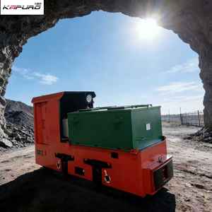 Locomotora <span class=keywords><strong>de</strong></span> batería <span class=keywords><strong>el</strong></span>éctrica antiexplosión <span class=keywords><strong>de</strong></span> 5 toneladas para minería y túneles. - Product Image 1