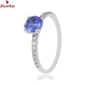 Joyería fina, anillos de alta calidad, piedra natural, Plata de Ley 925, piedra preciosa de tanzanita, anillo de piedra múltiple CZ para joyería de mujer - Product Image 2