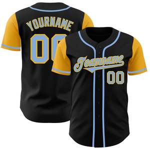High Quality Gradient Color Sublimated <b>Baseball</b> T-shirts Embroidery Personalized Sports Uniform Custom <b>Baseball</b> Jersey - Product Image 4