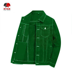 Fabricant de vestes en jean pour hommes sur mesure, denim en coton de qualité supérieure, look vintage, style décontracté et urbain - Product Image 6