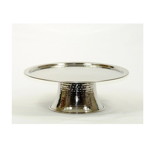 ที่ตั้งโชว์เค้กและขนมอบทำจากสแตนเลสขอบยุคกลาง - Product Image 1