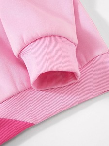 Nuevo 2022 alta calidad invierno Casual Deporte Mujer Stand Fleece sudadera logotipo personalizado Color bloque personalizado colores sudaderas - Product Image 4