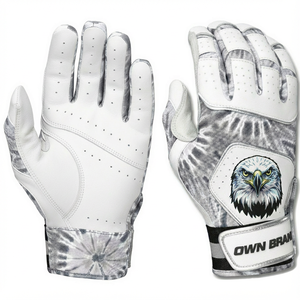 Gants de frappe de baseball et de softball de haute performance en gros, dynamiques, pliables, renforcés, avec impression personnalisée - Product Image 2