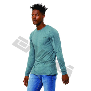 Vente en gros Dernier design T-shirt à manches longues en coton et polyester pour hommes T-shirt à manches longues personnalisé pour hommes - Product Image 2