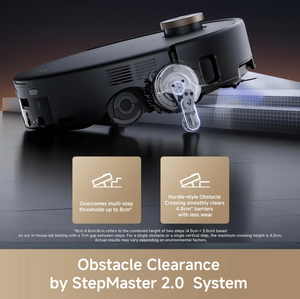 High Performance Cordless Robot <b>Vacuum</b> <b>Cleaner</b> Movas Z60 Ultra Roller Design with Warranty - Product Image 2