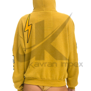 Sweat à capuche brodé avec patch personnalisé-Tissu doux et durable avec des conceptions personnalisées, idéal pour le streetwear, les équipes sportives et les marques - Product Image 5
