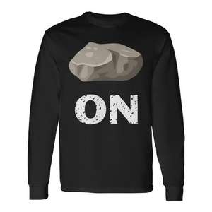 T-shirt à manches longues Rock On Rock Geology Mineral - Product Image 1