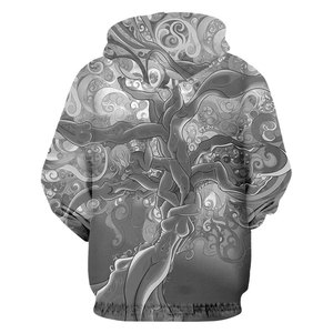 3D พิมพ์ลายสตรีทแวร์ผ้าคอตตอนสีสันสดใสเสื้อฮู้ดเสื้อสวมหัวลายต้นไม้พิมพ์ซับลิเมชัน2025สำหรับผู้ชายเสื้อผ้าฮิปฮอปสำหรับฤดูใบไม้ร่วง - Product Image 3