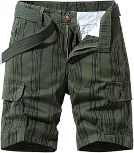 Pantalones cortos Cargo de secado rápido para hombre, ropa de abrigo informal de verano para gimnasio, ropa de calle, pantalones transpirables hasta la rodilla, pantalones cortos Cargo - Product Image 1