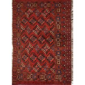Tapis en laine noués à la main Nuray grande surface 9x12 rectangulaires avec motif géométrique pour entrée de maison style Kilim - Paem-1222 - Product Image 1