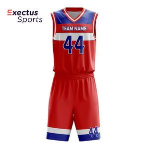 El mejor Chaleco de baloncesto con logotipo personalizado, diseño transpirable, reversible, uniforme de camiseta, pantalones cortos de talla grande, estampado, lo último en sublimado - Product Image 1