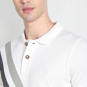 Camiseta de punto de verano a la moda para hombre, camiseta informal de manga corta para hombre, camiseta polo de color sólido y corte holgado para hombre - Product Image 6