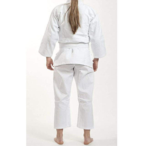 Usine En Gros Judo Gi Uniforme Arts Martiaux Kimono Karaté Formation Costume BJJ Grappling Vêtements OEM Respirant Léger 100% - Product Image 3