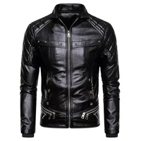 Blouson Bomber Homme en Cuir de Mouton Véritable, Long, Hiver, Tendance, Imperméable, Respirant, Anti-UV, Style Moto Biker, Vente en Gros