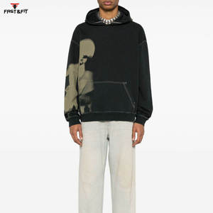 Pull d'hiver sur mesure confortable à manches longues 100% coton Nouveau design avec broderie en vente - Product Image 5