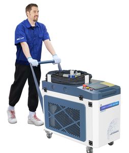 Machine de nettoyage de la rouille au laser Machine de nettoyage de surface en métal Nettoyeur de rouille au laser 3 en 1 Élimination de la rouille de peinture de tuyau en métal - Product Image 6