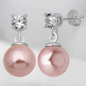 New Arrival Luxury 925 Sterling <b>Silver</b> Gold Plated Freshwater Pearl Bezel Setting Classic <b>Stud</b> <b>Earrings</b> for Women Party Gift - Product Image 5
