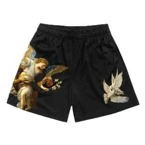 Nouveaux shorts de course pour hommes, imperméables, respirants, en maille, 100% polyester, taille élastique, shorts de basket-ball, shorts à double maille - Product Image 2