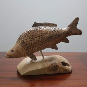 PEZ DE MADERA DE TÉK PARA DECORACIÓN DEL HOGAR - Product Image 5