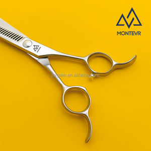 Neues Design Japan VG10 Haustiers chere 7 Zoll 37 Zähne Hunde pflege Schere 3 in <span class=keywords><strong>1</strong></span> gebogene Tier pflege produkte - Product Image 4