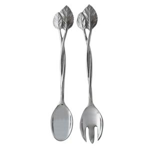 เซิร์ฟเวอร์สลัดเคลือบหินอ่อน,อุปกรณ์บนโต๊ะอาหารใหม่ล่าสุดเซิร์ฟเวอร์สลัดโลหะโปแลนด์พร้อมกระจกที่จับเคลือบ - Product Image 6